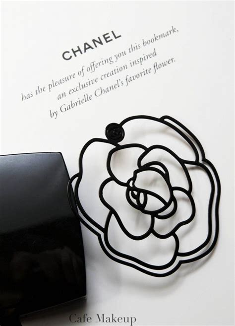 chanel bookmark|Chanel camellia flower.